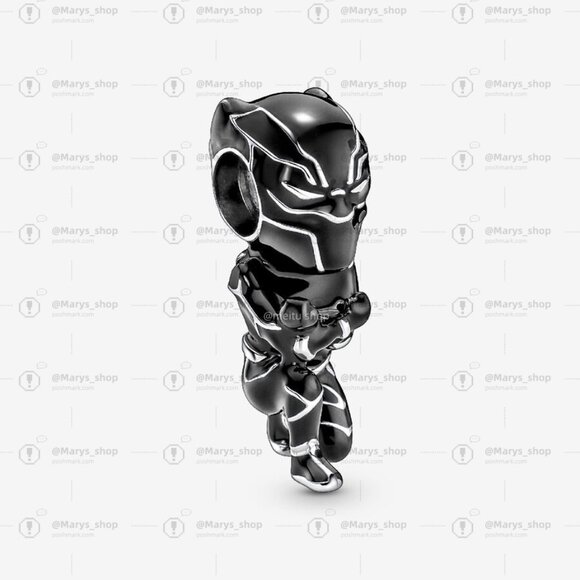 Pandora Marvel The Avengers Black Panther Charm - Picture 1 of 2